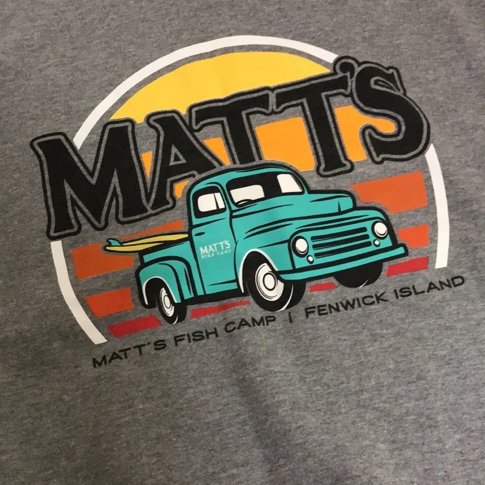 Matt’s Fish Camp Crew Neck Sweatshirt